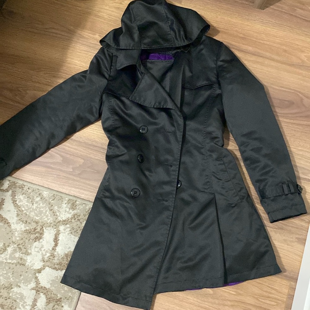 Ebza Hooded Trench